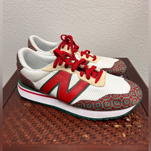 New Balance Other - New Balance x Casablanca 327 Red Monogram UNISEX Sneakers MS237CBB Size 10.5